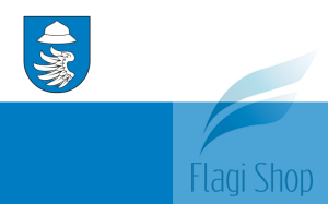 Flaga Powiat kłobucki - na zamówienie 110x70 Powiatu kłobuckiego