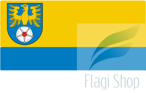 Flaga Powiat tarnogórski - na zamówienie 150x90 Powiatu tarnogórskiego