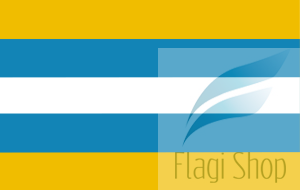 Flaga Powiat wodzisławski - na zamówienie 150x90 Powiatu wodzisławskiego