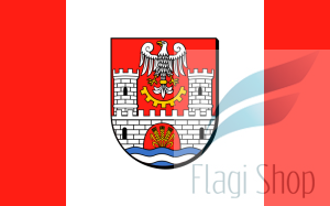 Flaga Powiat zawierciański - na zamówienie 110x70 Powiatu zawierciańskiego