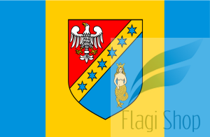 Flaga Powiat białobrzeski - na zamówienie 150x90