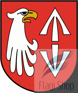 Flaga Powiat grodziski - na zamówienie 150x90