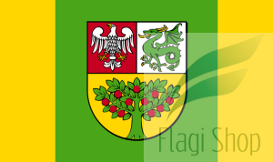 Flaga Powiat grójecki - na zamówienie 110x70