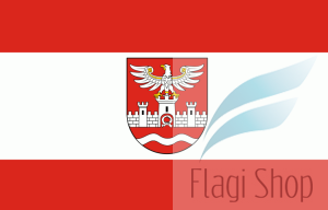 Flaga Powiat nowodworski - na zamówienie 150x90