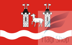 Flaga Powiat piaseczyński - na zamówienie 150x90