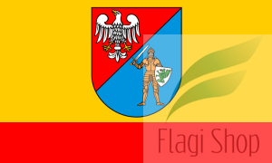 Flaga Powiat pruszkowski - na zamówienie 150x90