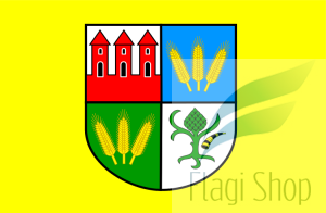 Flaga Powiat przasnyski - na zamówienie 110x70