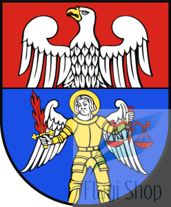 Flaga Powiat wołomiński - na zamówienie 150x90