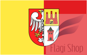 Flaga Powiat żyrardowski - na zamówienie 150x90