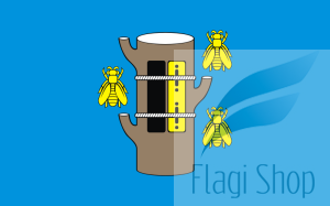 Flaga gminy Bartniczka - na zamówienie 110x70 Bartniczki