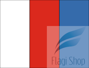 Flaga gminy Lubicz - na zamówienie 150x90 Lubicza