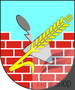 Flaga gminy Kowale Oleckie - na zamówienie 110x70 Kowali Oleckich