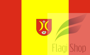 Flaga gminy Turośń Kościelna - na zamówienie 110x70