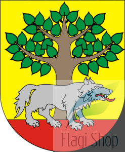 Flaga gminy Janów - na zamówienie 150x90