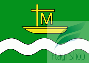 Flaga gminy Płaska - na zamówienie 110x70