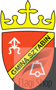 Flaga gminy Sztabin- na zamówienie 110x70