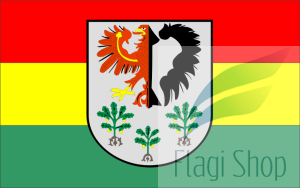 Flaga gminy Krzęcin - na zamówienie 110x70 Krzęcina   