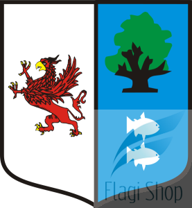 Flaga gminy Osina - na zamówienie 150x90 Osiny   