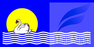 Flaga gminy Widuchowa - na zamówienie 150x90 Widuchowej   