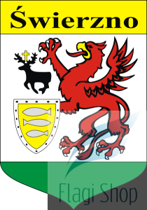 Flaga gminy Świerzno - na zamówienie 150x90 Świerzna   