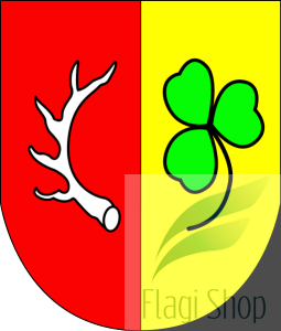 Flaga gminy Dziadkowice - na zamówienie 150x90