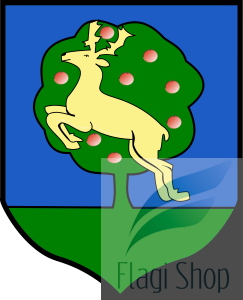 Flaga gminy Jeleniewo - na zamówienie 150x90