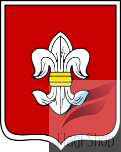 Flaga gminy Raczki - na zamówienie 150x90