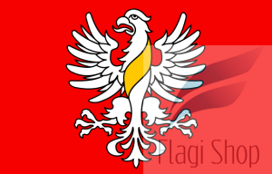 Flaga gminy Wiżajny - na zamówienie 150x90