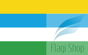 Flaga gminy Kobylanka - na zamówienie 150x90 Kobylanki   