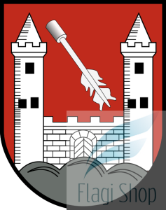 Flaga gminy Janowice Wielkie - na zamówienie 110x70 Janowic Wielkich