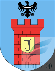 Flaga gminy Jerzmanowa - na zamówienie 110x70 Jerzmanowej