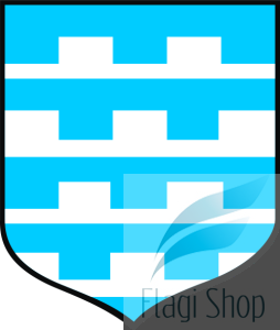 Flaga gminy Lewin Kłodzki - na zamówienie 150x90 Lewina Kłodzkiego