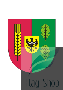 Flaga gminy Miękinia - na zamówienie 150x90 Miękini 
