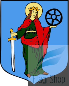 Flaga gminy Rudna - na zamówienie 150x90 Rudnej