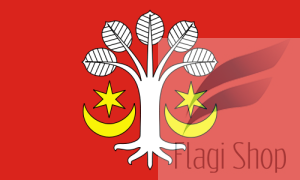 Flaga gminy Bukowiec - na zamówienie 110x70 Bukowca