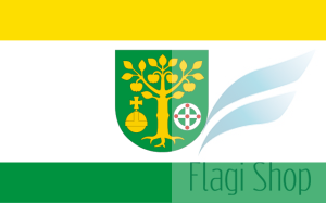 Flaga gminy Jabłonna - na zamówienie 150x90 Jabłonny