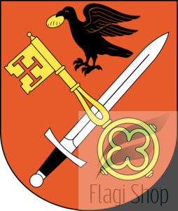 Flaga gminy Leśna Podlaska - na zamówienie 150x90 Leśnej Podlaskiej