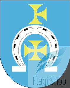 Flaga gminy Leśniowice - na zamówienie 110x70 Leśniowic