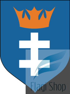 Flaga gminy Łomazy - na zamówienie 110x70 Łomaz