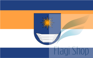 Flaga gminy Ludwin - na zamówienie 150x90 Ludwina