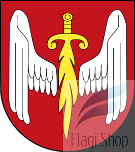 Flaga gminy Miączyn - na zamówienie 110x70 Miączyna  