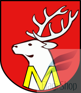 Flaga gminy Milanów - na zamówienie 150x90 Milanowa