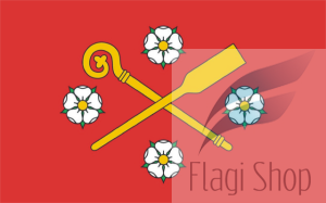 Flaga gminy Nowodwór - na zamówienie 150x90 Nowodwóru