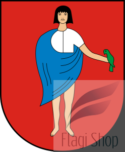 Flaga gminy Piszczac - na zamówienie 110x70 Piszczaca          