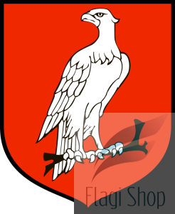 Flaga gminy Rossosz - na zamówienie 110x70 Rossoszy