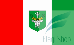 Flaga gminy Rudniki - na zamówienie 150x90 Rudnik