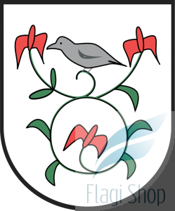 Flaga gminy Serokomla - na zamówienie 110x70 Serokomli