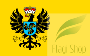 Flaga gminy Sławatycze  - na zamówienie 110x70 Sławatycz