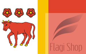 Flaga gminy Wojcieszków- na zamówienie 150x90 Wojcieszkowa