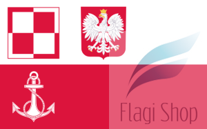 Flaga lotnisk (lądowisk) Marynarki Wojennej 150x90 cm (na zamówienie)